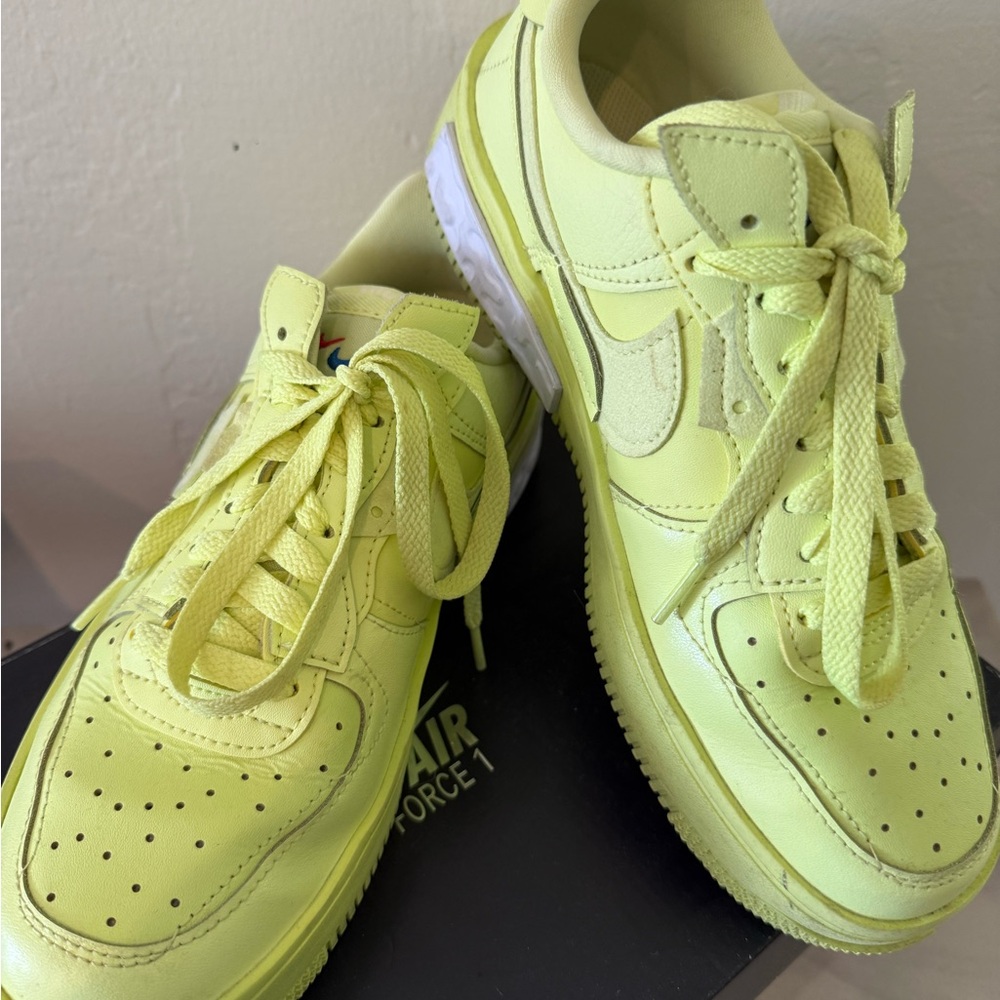 Nike Fontanka Air Force 1 Yellow Sneakers
